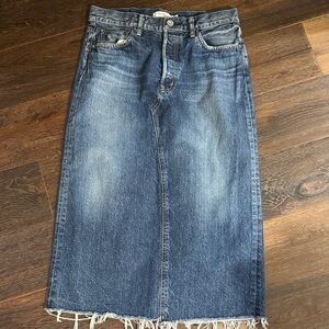 Moussy denim skirt